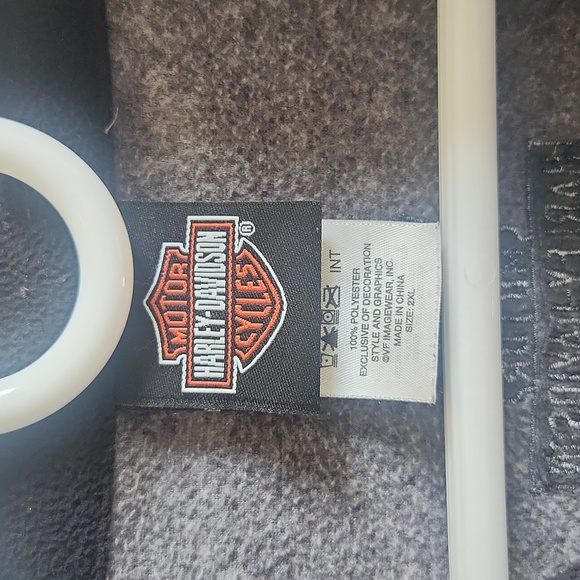 Harley-Davidson Fleece zip up sweater - Picture 3 of 5